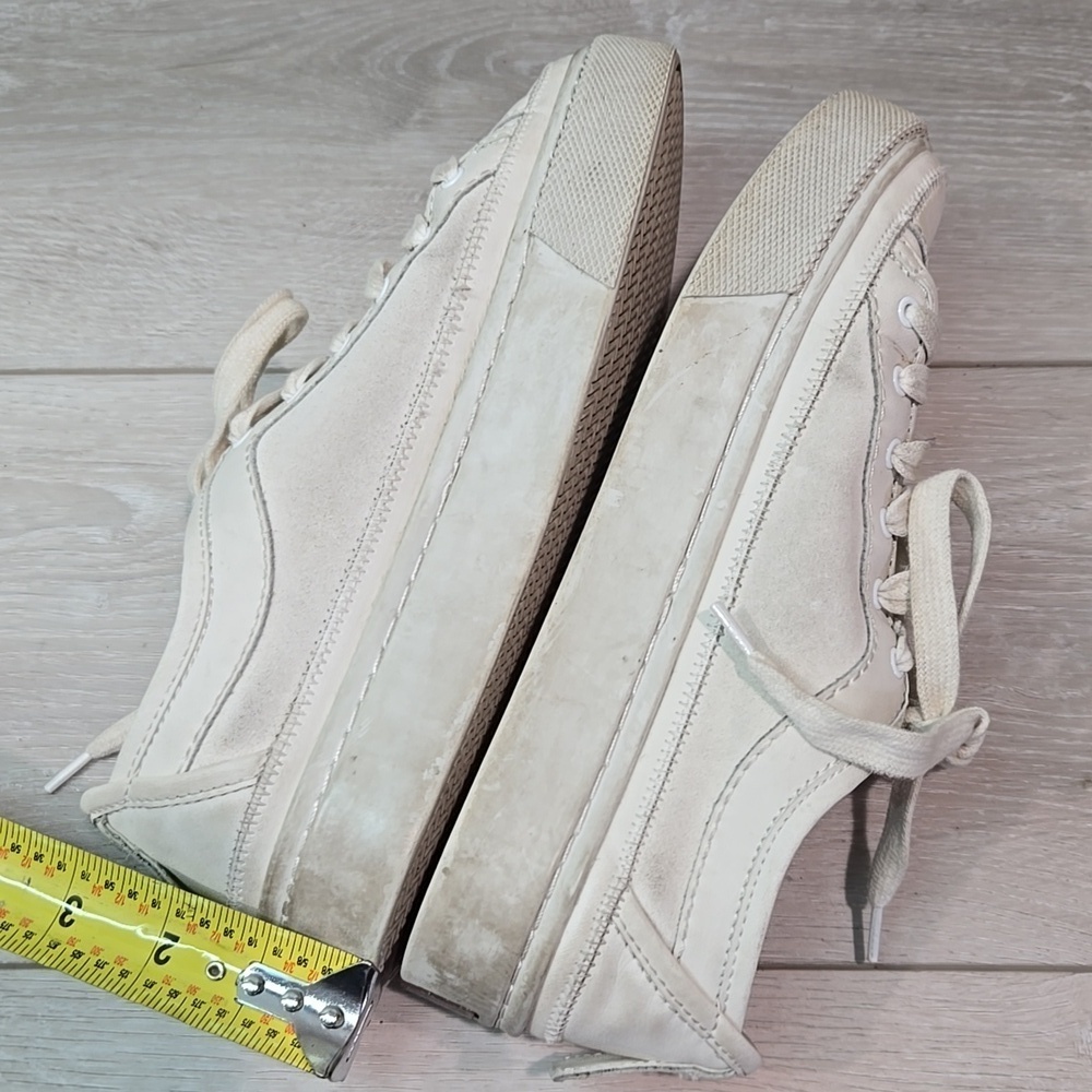 Allsaints Women Leather Platform Sneakers Shoes sz 39/9 - Picture 7 of 12